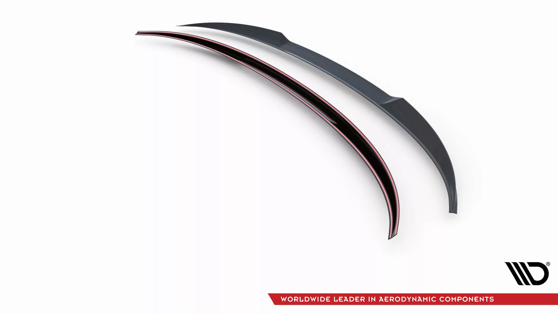Spoiler CAP Für 3D V.1 BMW X6 F16 M-Paket / X6 M F86 Schwarz Hochglanz