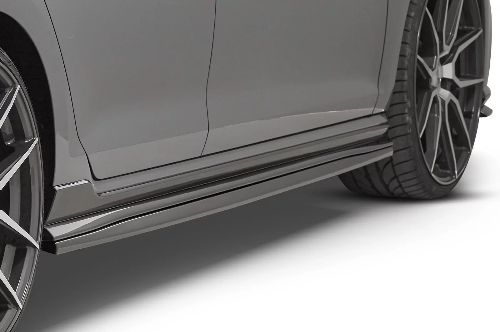 Seitenschweller für VW Golf 7 GTI TCR SS457 Strukturiert (schwarz matt)