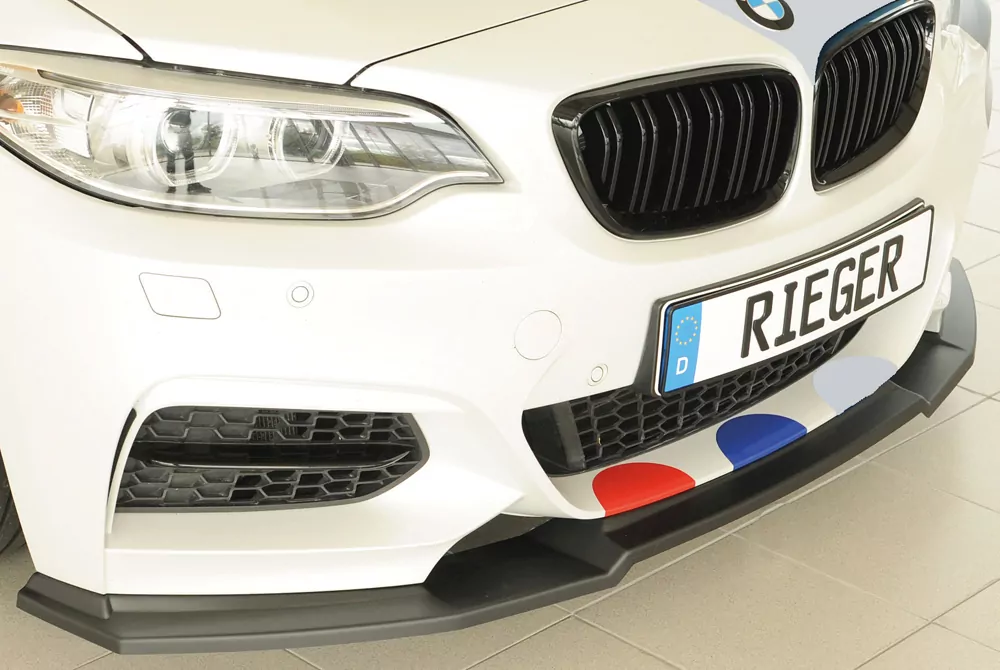 Rieger Spoilerschwert matt schwarz für BMW 2er F23  (1C) Cabrio 07.17- (ab Facelift) LCI