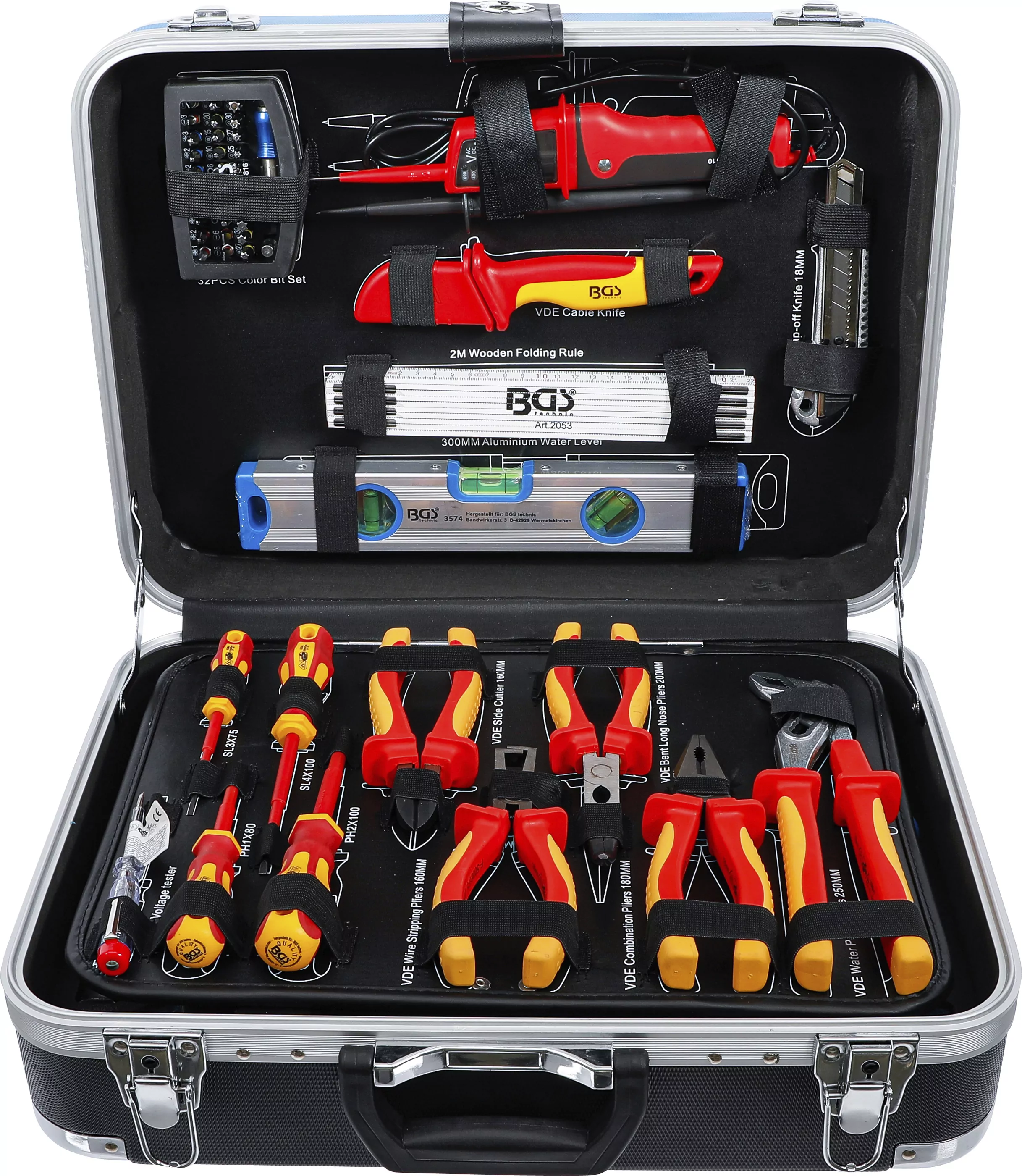 Elektriker-Werkzeugkoffer | 118-tlg.