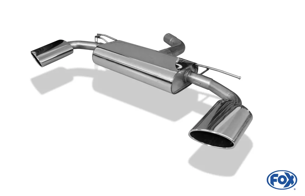 Audi A3 - 8V 3-türer  Endschalldämpfer quer Ausgang rechts/links - 160x90 Typ 38 rechts/links