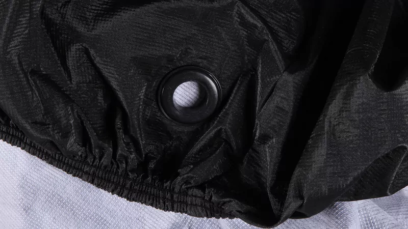 VECTOR Outdoor Protective Cover H20 Heavy Duty Black - Moto / Scooter with Top Case and Windscreen - L