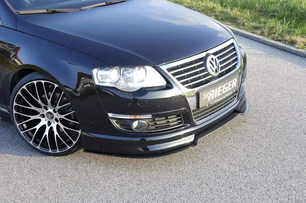 Rieger Spoilerlippe für VW Passat (3C) - Lim. 03.05-07.10 (bis Facelift) carbon optik