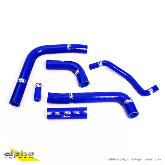 SAMCO SPORT Siliconschlauch Kit blau für Yamaha YZF600R6 Modelljahr 1999-2002