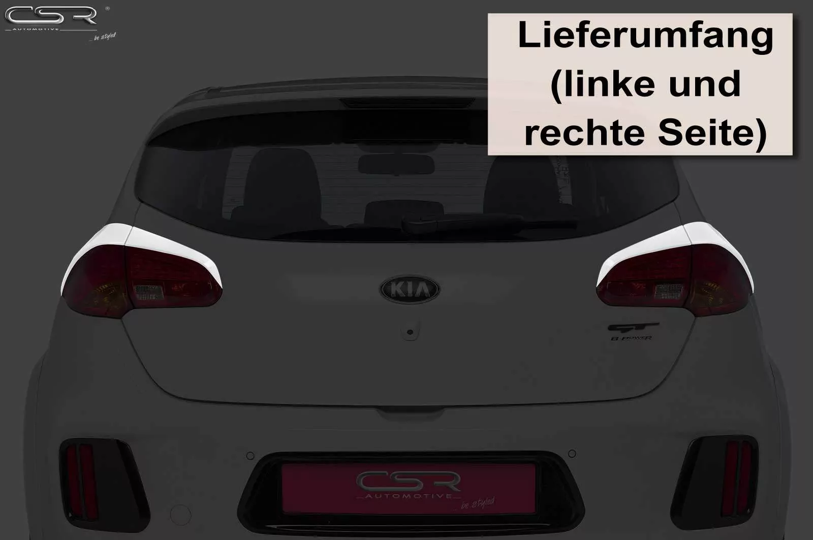 Rücklichtblenden für KIA cee´d (JD) RB011