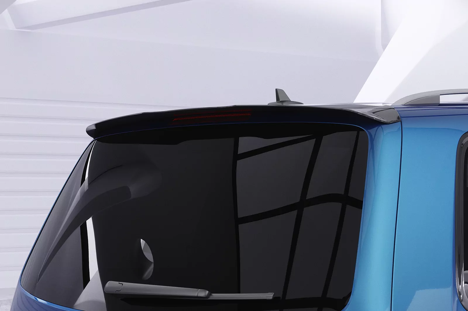 Heckflügel mit ABE für VW Touran / Touran GP HF627 Strukturiert (schwarz matt)