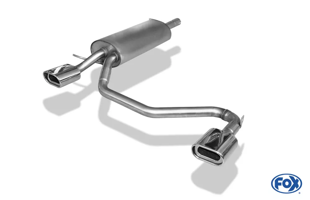 VW Passat 3B/ 3BG  Endschalldämpfer Ausgang rechts/links - 135x80 Typ 53 rechts/links