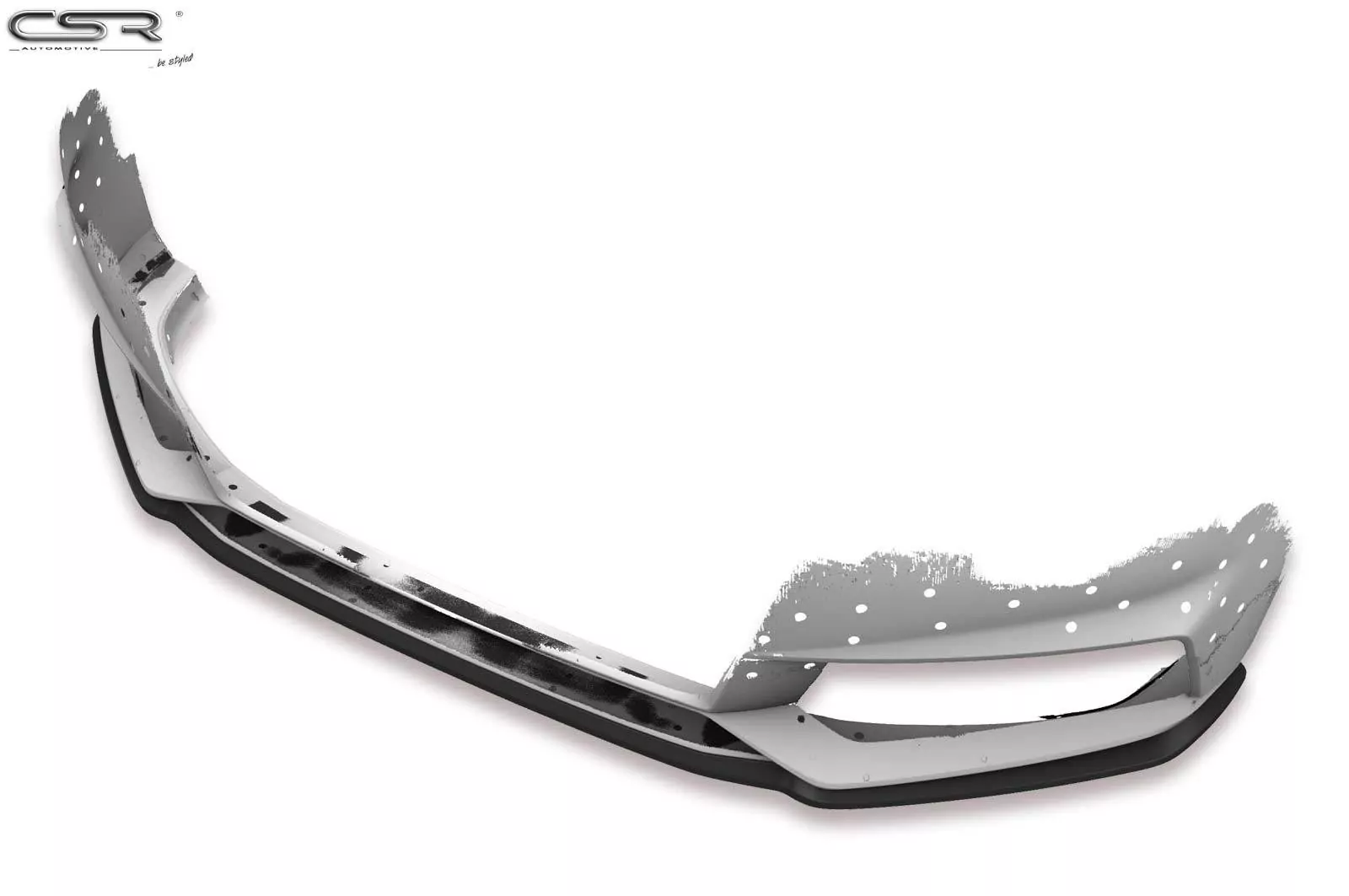 Cup-Spoilerlippe mit ABE für Audi A4 B9 8W S-Line / S4 B9 8W CSL377-M Carbon Look (matt)