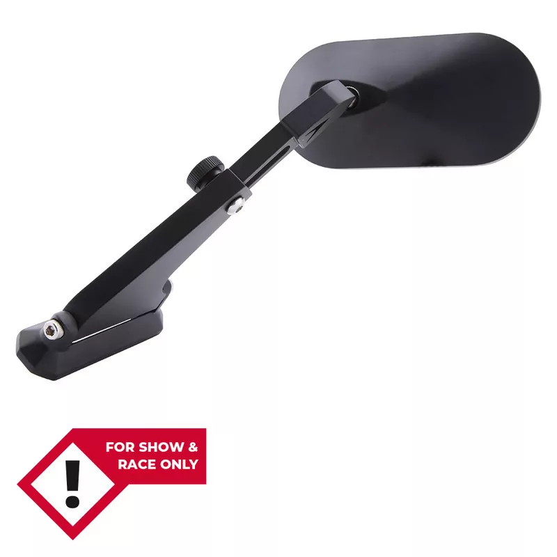 SHIN YO Verkleidungsspiegel Aluminium Schwarz (Paar)