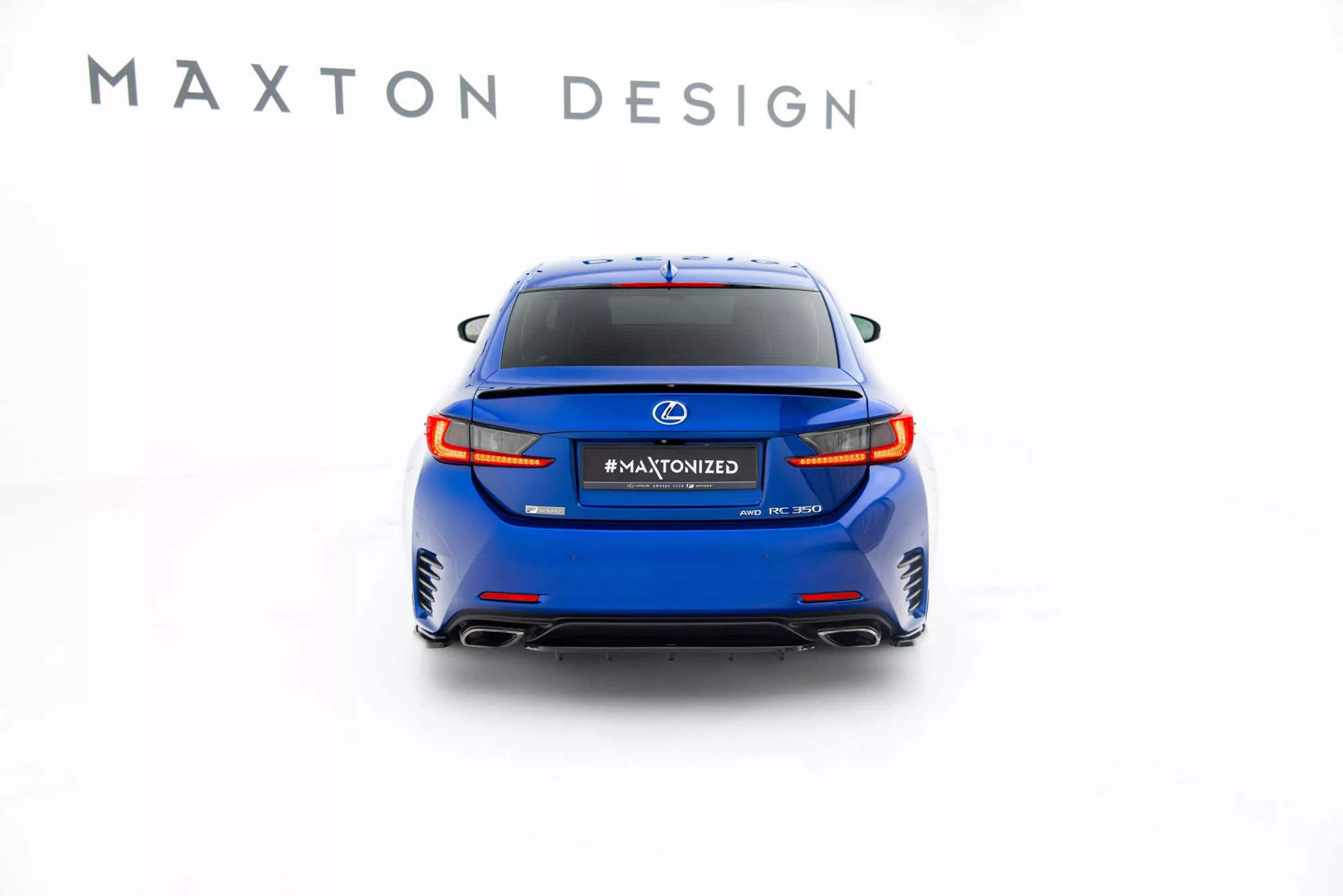 Mittlerer Diffusor Heck Ansatz Passend Für Passend Für Im DTM LOOK Lexus Rc Schwarz Hochglanz Schwarz Hochglanz