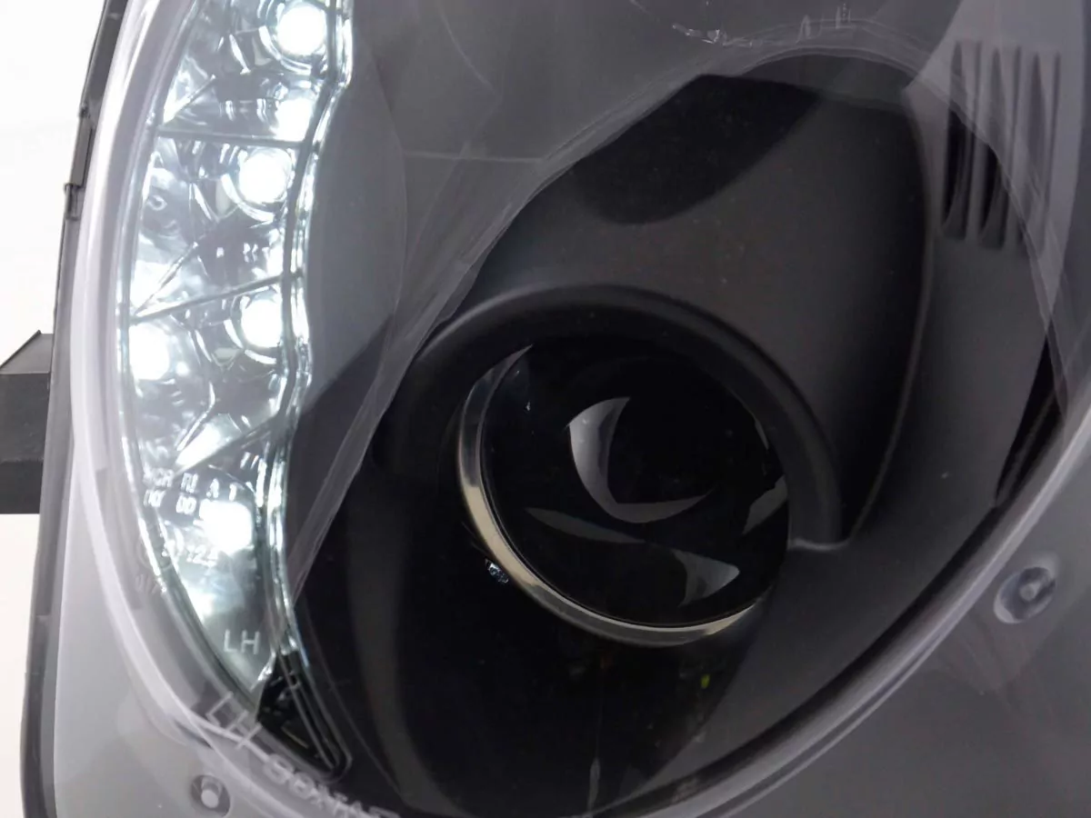 Scheinwerfer Set Daylight LED Tagfahrlicht Alfa Romeo Mito  08- schwarz