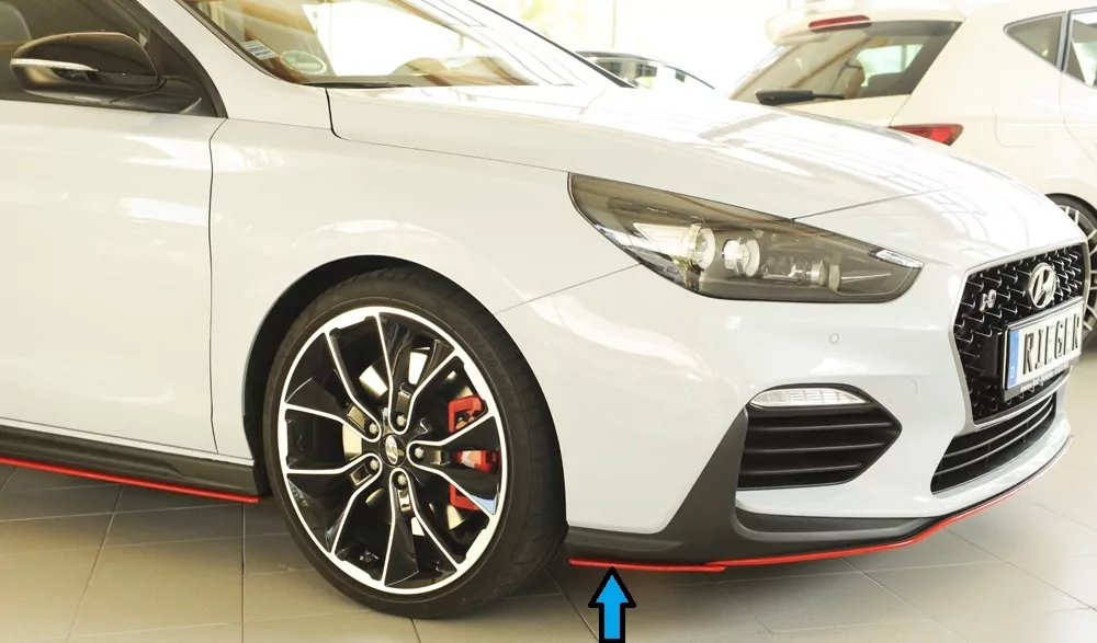 Rieger Spoilerschwert seitlich rechts für Hyundai i30 N-Performance  (PDE) 5-tür. (Fastback) 05.21- (ab Facelift)