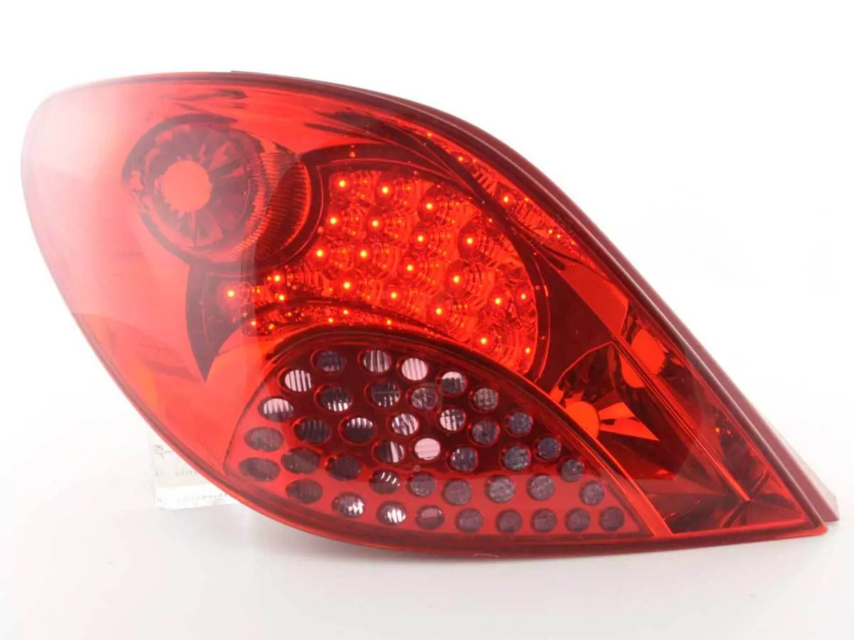 LED Rückleuchten Set Peugeot 207 Bj. 06-09 rot