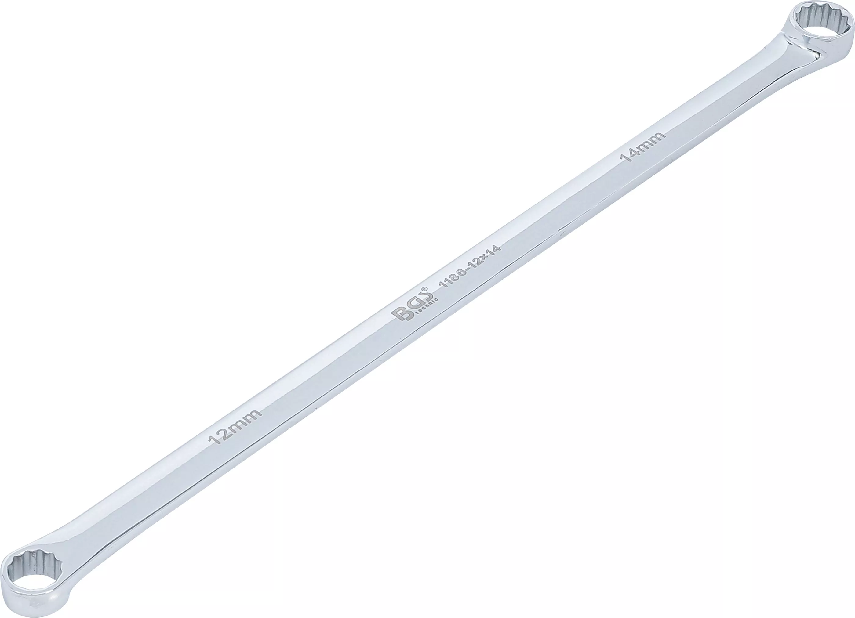 Doppel-Ringschlüssel | extra lang | SW 12 x 14 mm