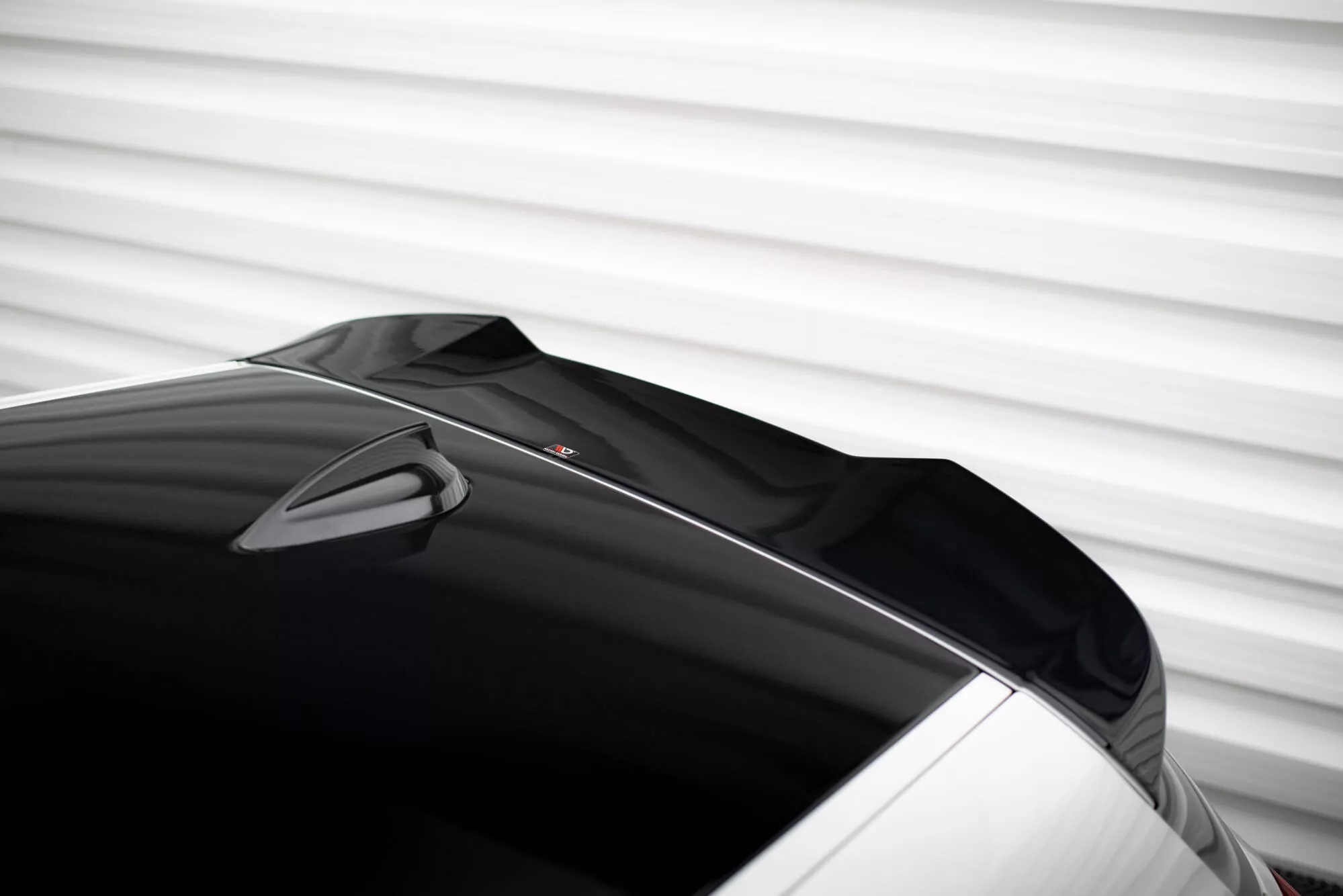 Spoiler CAP Für 3D BMW 1er M-Paket / M140i / Standard F20  Schwarz Hochglanz