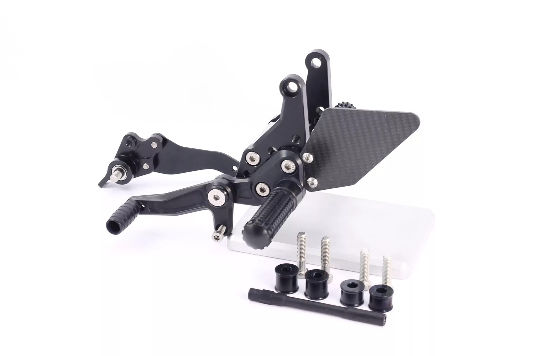 MG Biketec Sportfussrastenanlage / Rastenanlage / Fußrastenanlage mit ABE, gültig in D - A - CH für Ducati Streetfighter 848 ab 2011