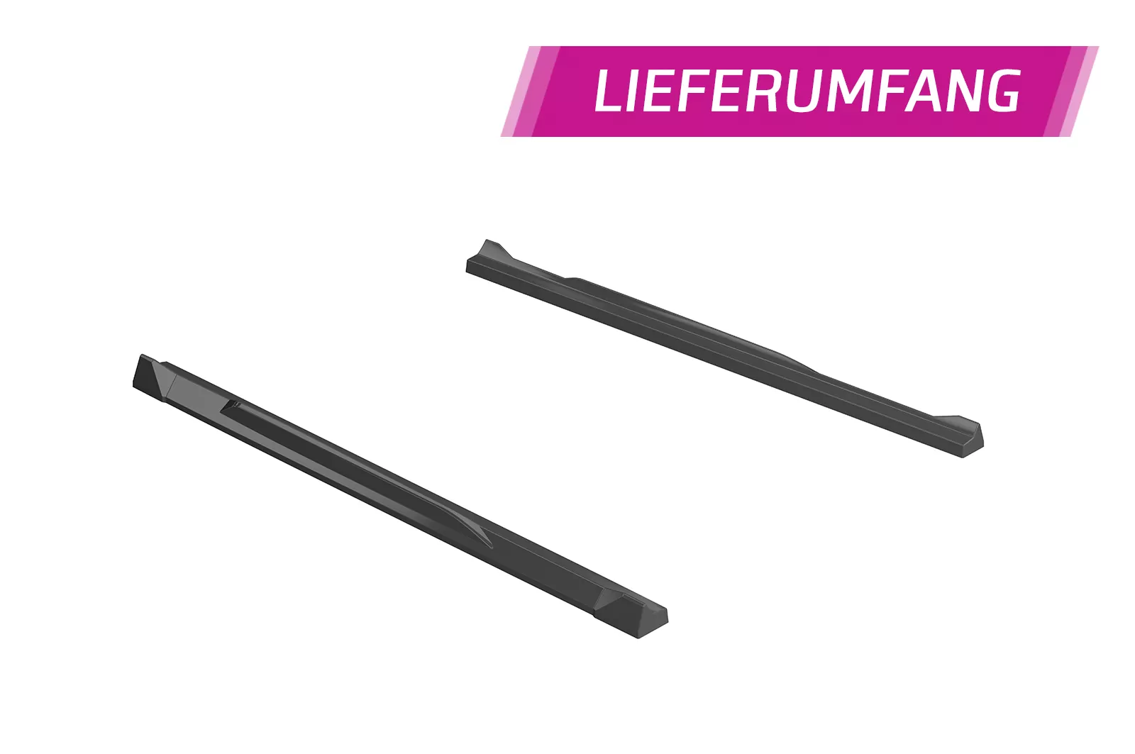 Seitenschweller für Hyundai Bayon SS540 Schwarz Strukturiert