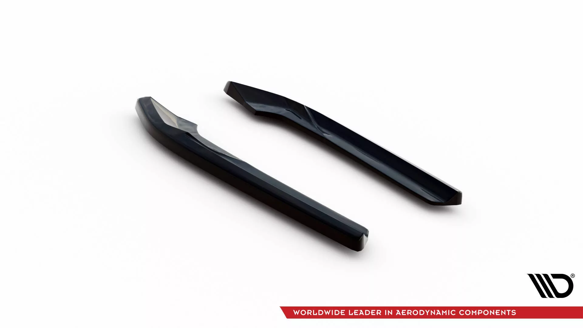 Heck Ansatz Flaps Diffusor V.2 Für Audi A4 S-Line Avant B8 Facelift Schwarz Hochglanz
