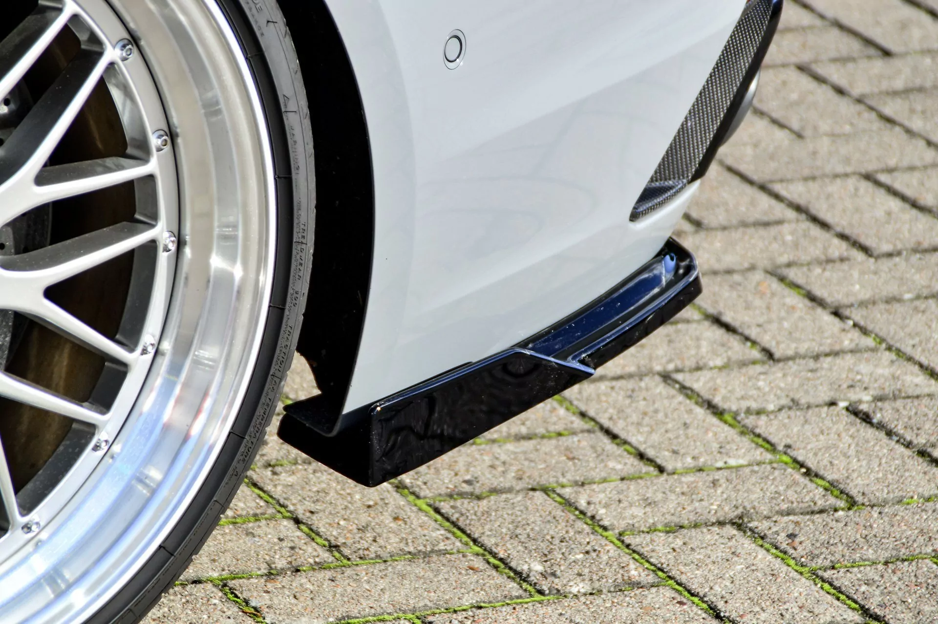 Heckansatz Seitenteile mit Wings aus ABS für Audi RS4 B9