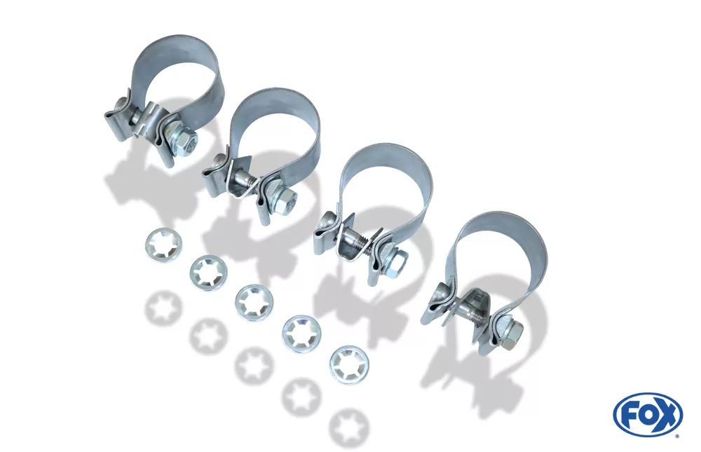 Lexus RC F  Endschalldämpfer rechts/links - 2x115x85 Typ 38 rechts/links Colour (Rand eingefärbt)