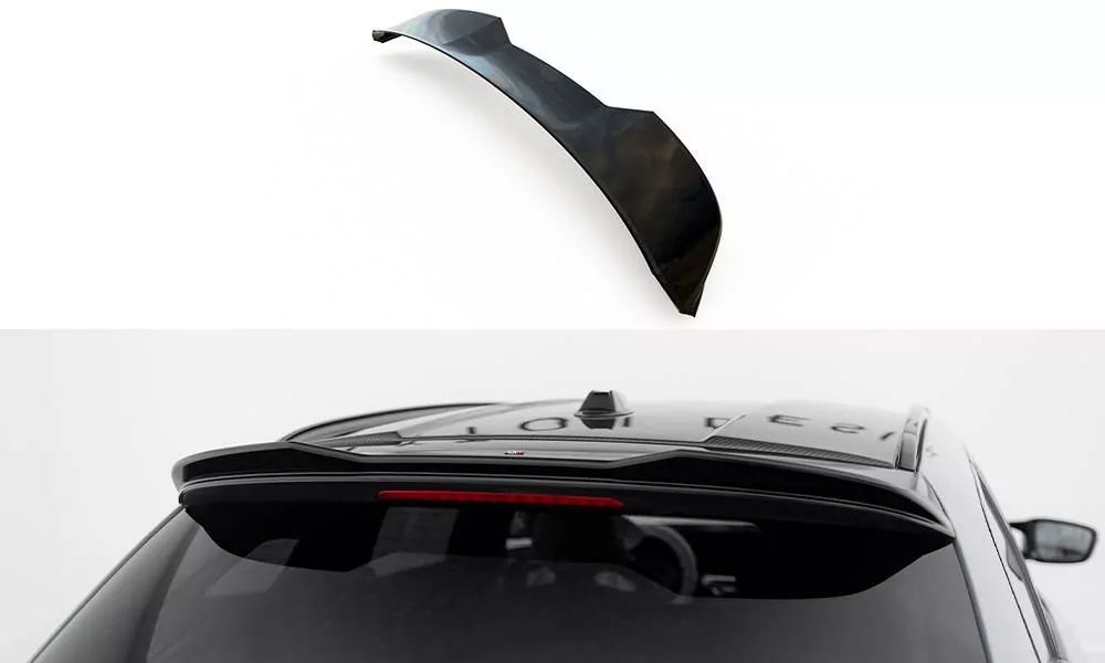 Spoiler CAP Für 3D BMW 3er Standard / M340 / M-Paket / M3 Touring G21 / G81 Schwarz Hochglanz
