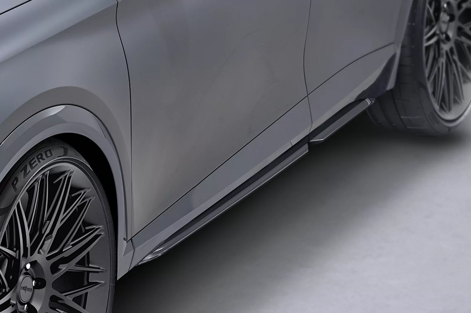 Seitenschweller für Cupra Formentor SS484 Schwarz Strukturiert