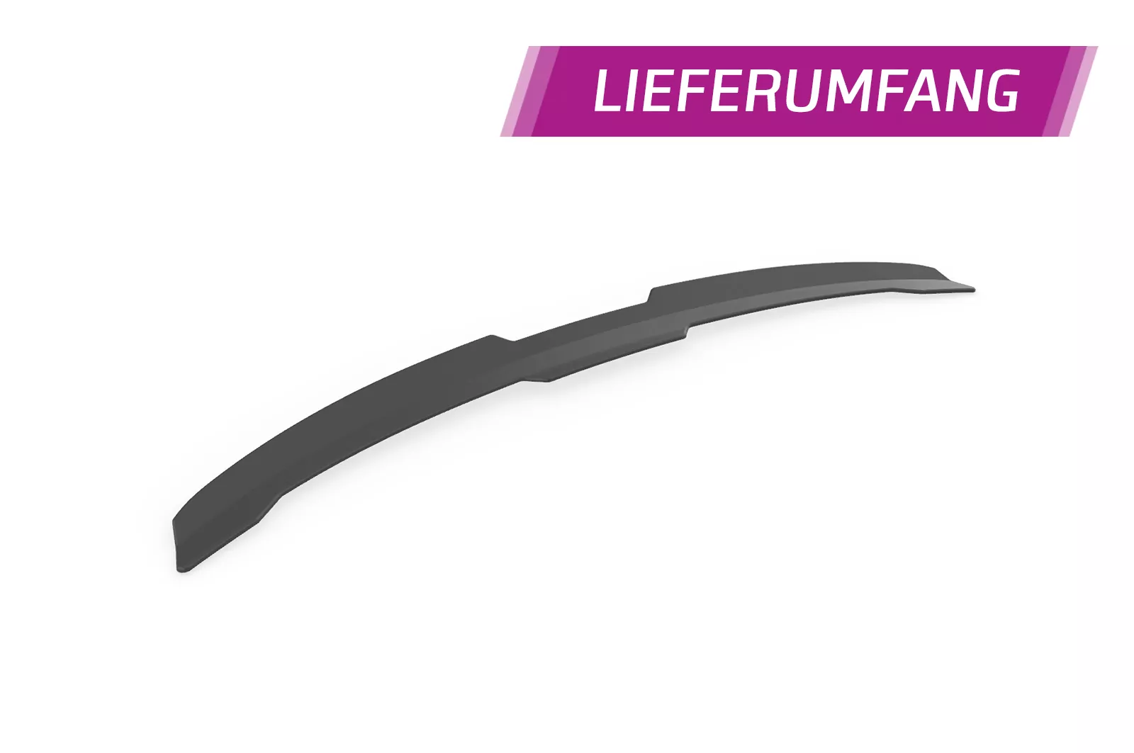 Heckflügel mit ABE für Citroen C4 (3.Gen) / e-C4 HF965 Schwarz Strukturiert