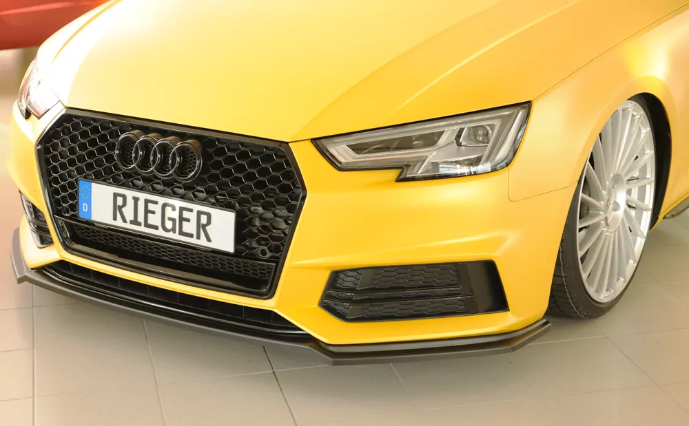 Rieger Spoilerschwert matt schwarz für Audi A4 (B9/F4) Avant 08.15-07.18 (bis Facelift 1)