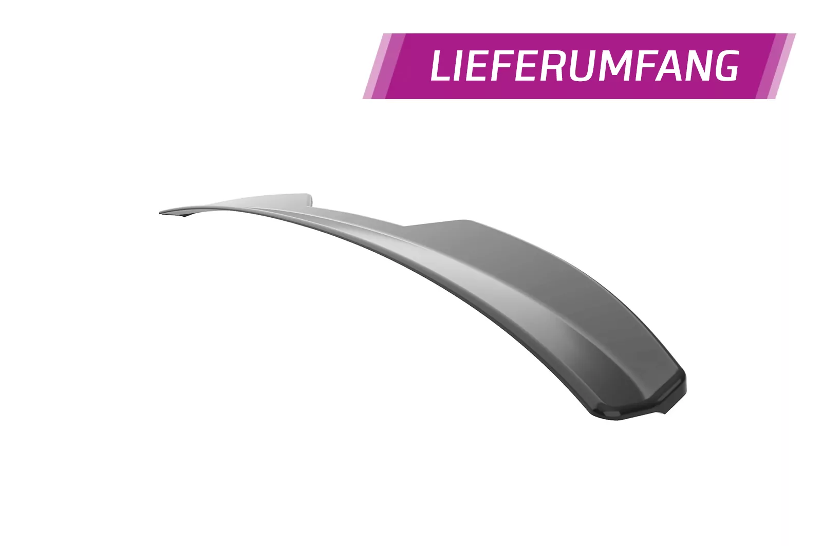 Heckflügel mit ABE fürSkoda Fabia 3 Combi HF885 Schwarz Strukturiert