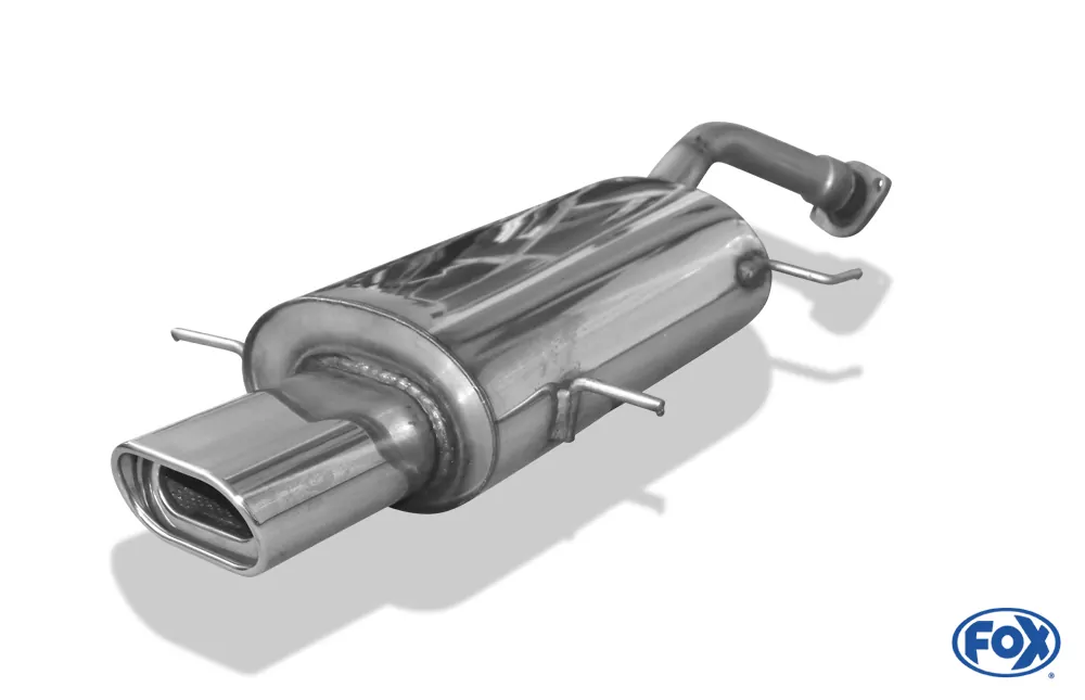 Mazda MX3 Typ EC  Endschalldämpfer mit Tulpe und Flansch - 135x80 Typ 53