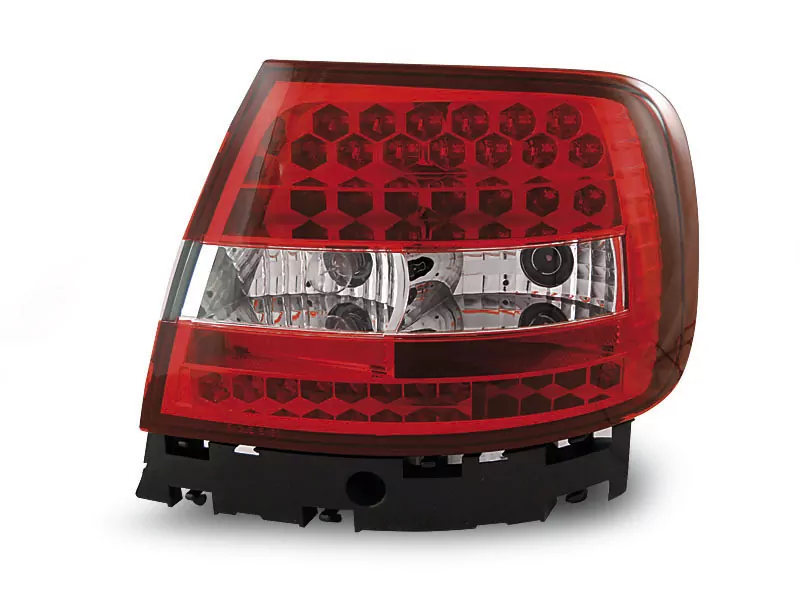 Led Tail Lights Red White Fits Audi A4 11.94-09.00