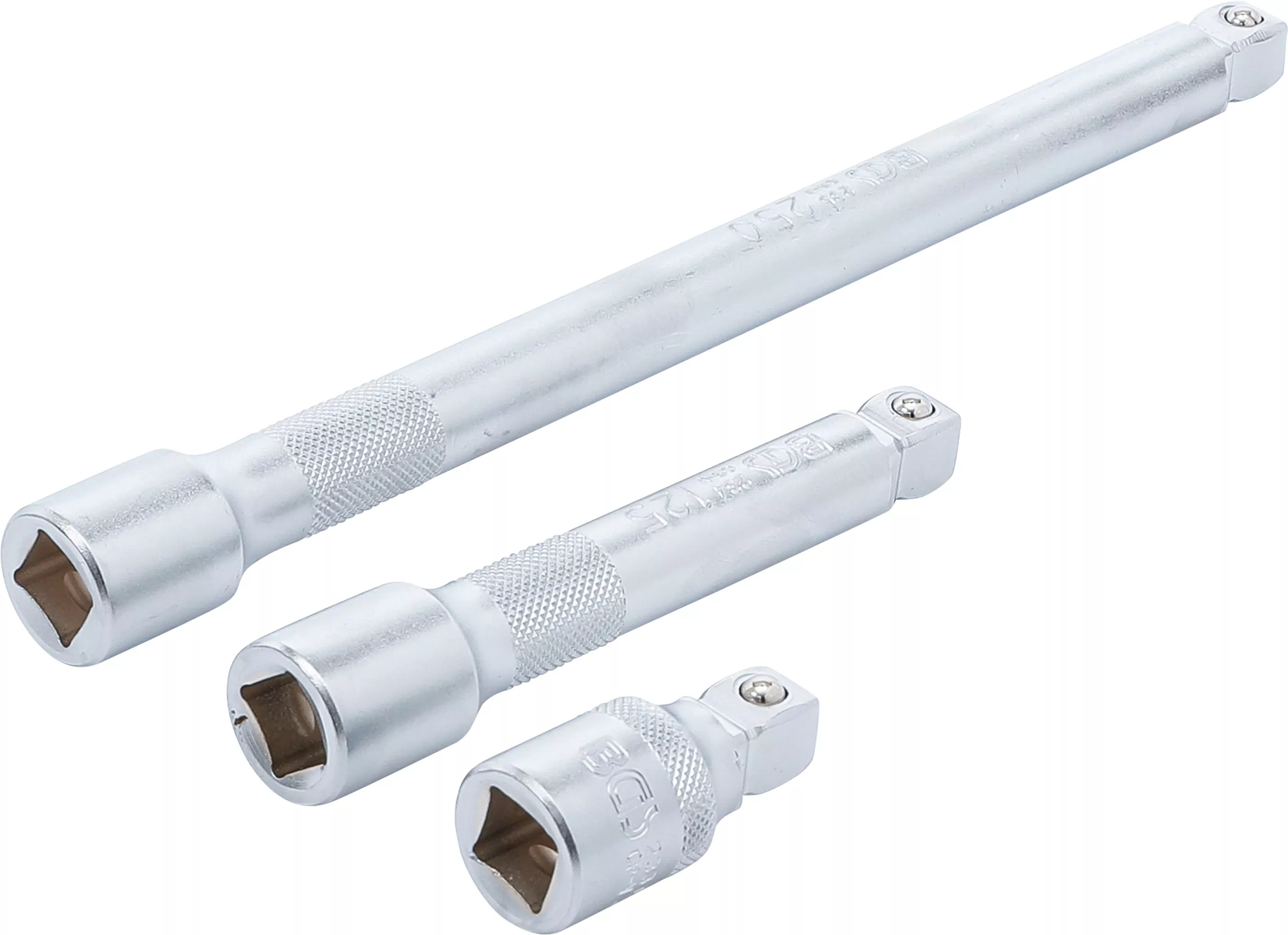 Kippverlängerungs-Satz | 12,5 mm (1/2") | 50 / 125 / 250 mm | 3-tlg.