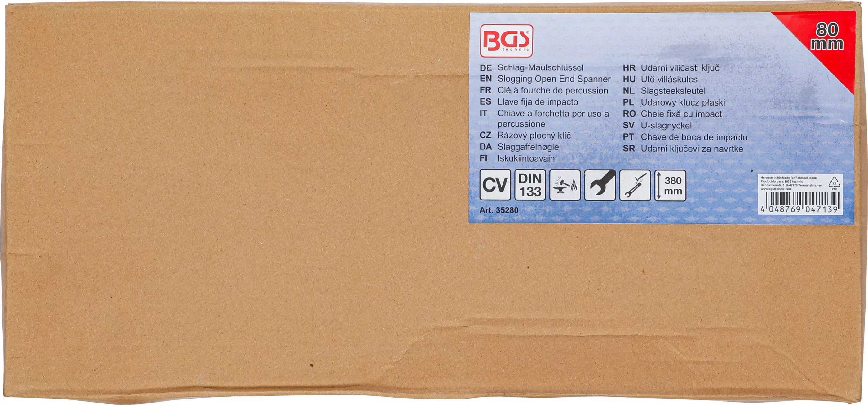 Schlag-Maulschlüssel | SW 80 mm