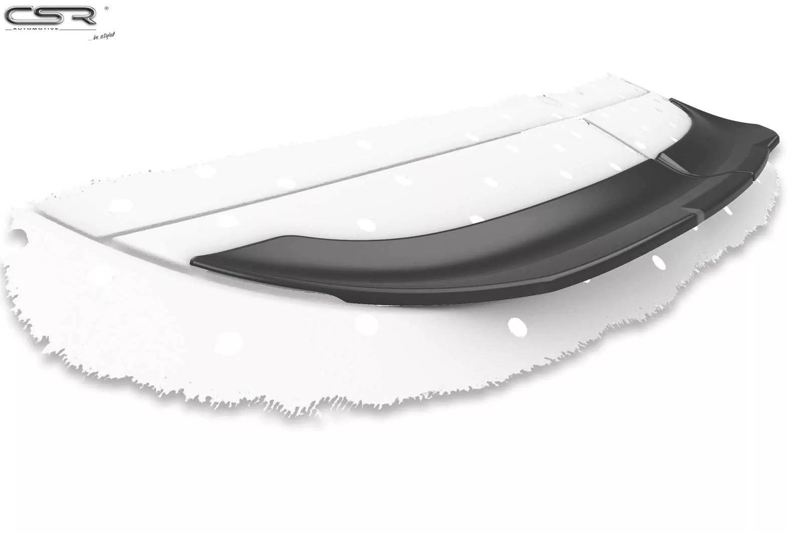 Heckflügel mit ABE für Porsche Panamera 970 GTS, Turbo, Turbo S HF740 Schwarz Strukturiert