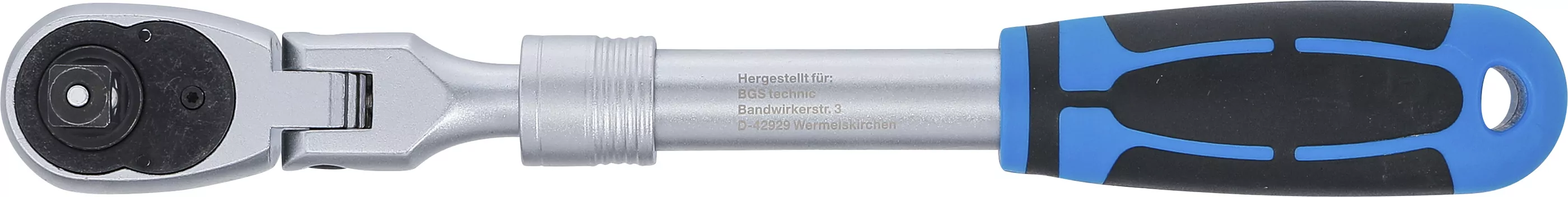 Umschaltknarre, ausziehbar, abwinkelbar | Abtrieb Außenvierkant 12,5 mm (1/2") | 350 - 490 mm