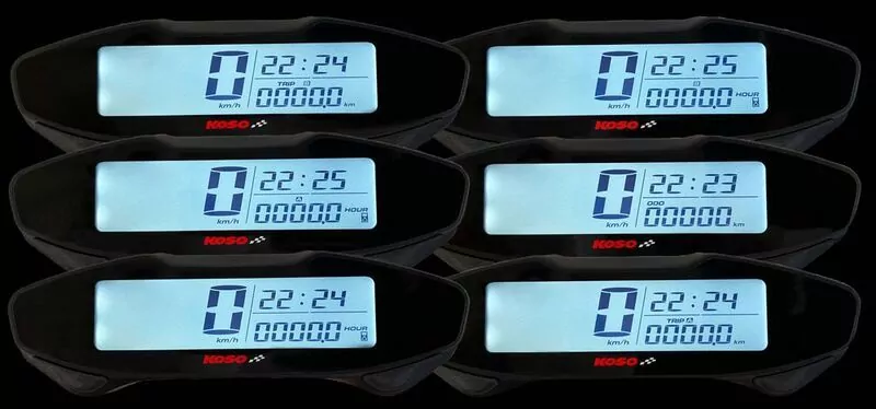 KOSO Digitaler Tachometer, DB EX-03 mit ABE