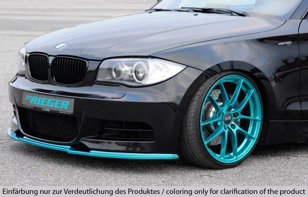 Rieger Spoilerschwert für BMW 1er E82, E88  (182 / 1C) | Coupé 10.07- nur für M-Paket-Frontschürze