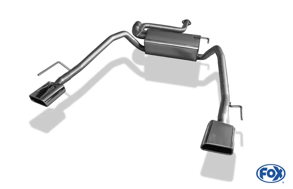 Opel Cascada  Endschalldämpfer quer Ausgang rechts/links - 145x65 Typ 59 rechts/links