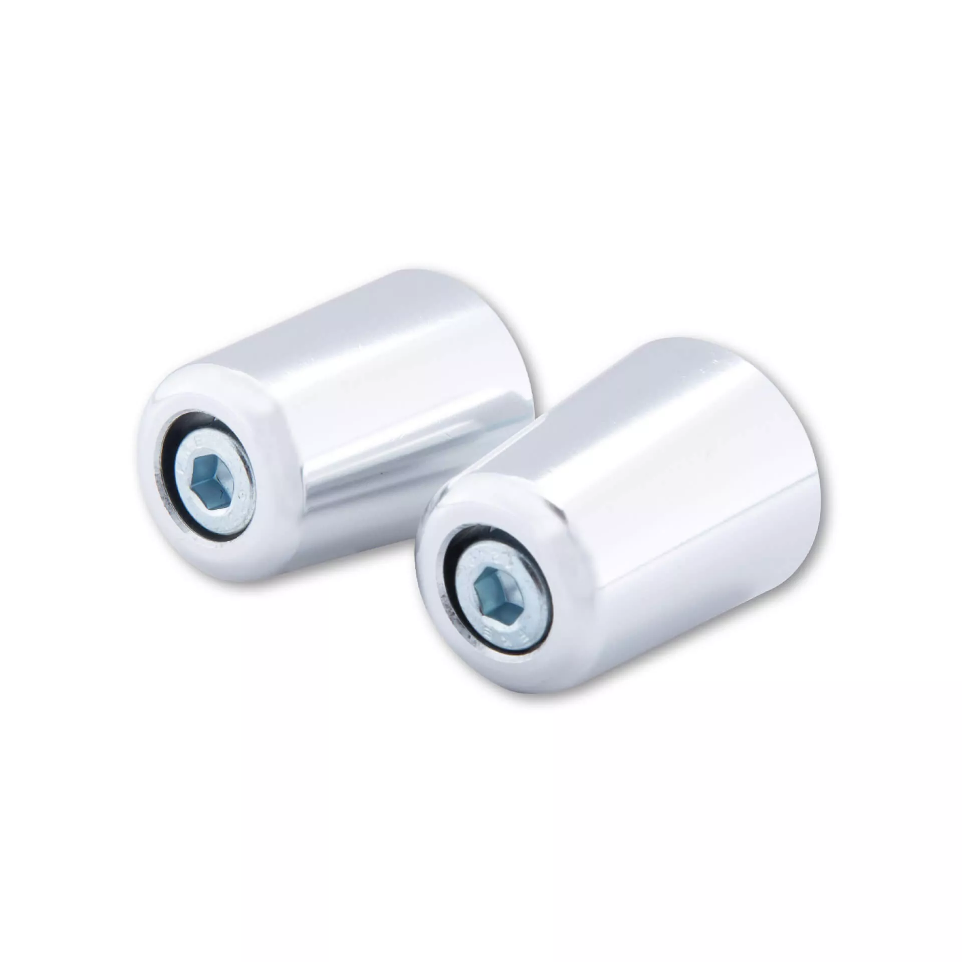 HIGHSIDER smart Bar End Weights For Original Kawasaki Handlebars, Chrome-plated