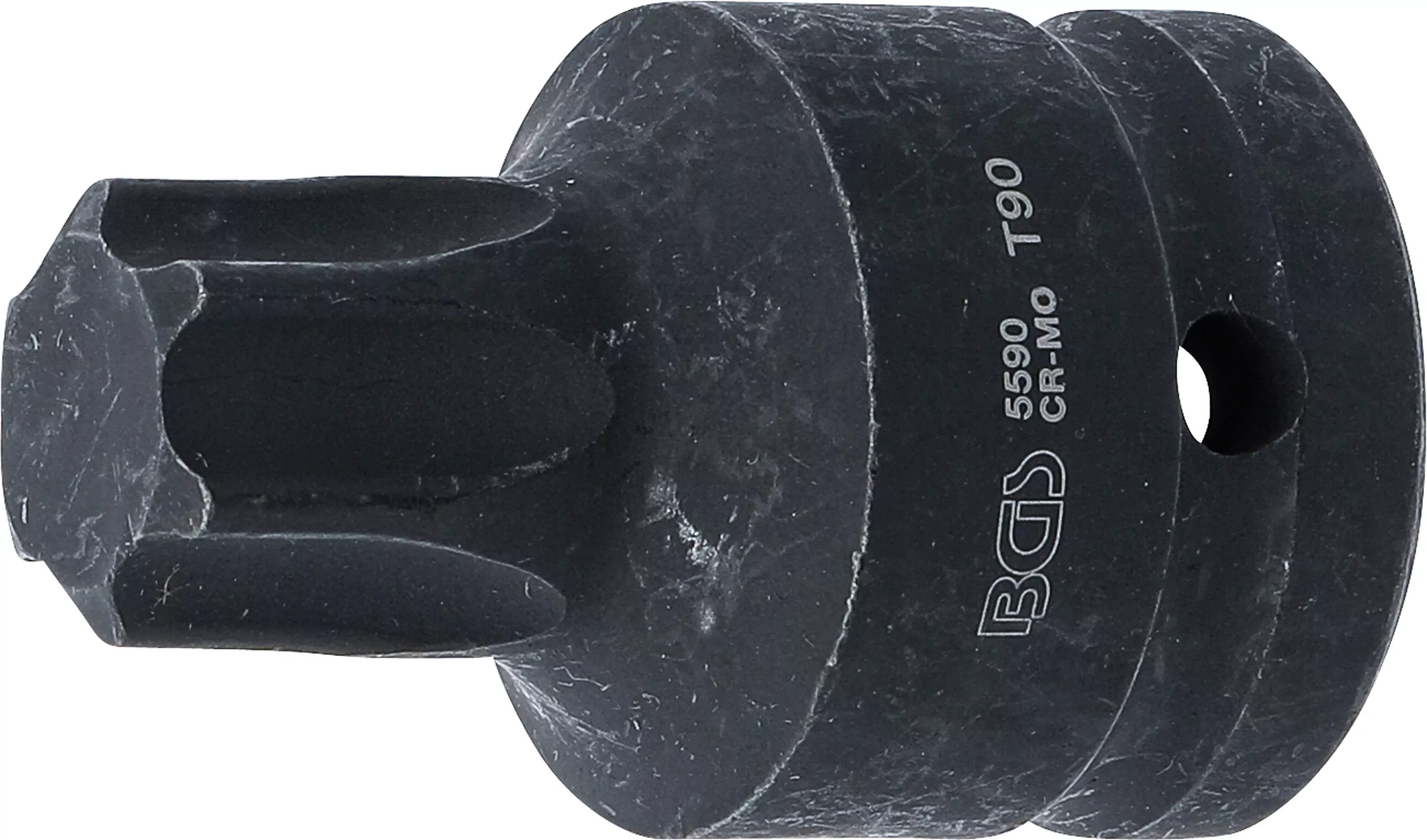 Kraft-Bit-Einsatz | Länge 60 mm | Antrieb Innenvierkant 20 mm (3/4") | T-Profil (für Torx) T90