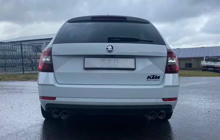 Skoda Octavia 5E - 2,0l 140kW  Endschalldämpfer rechts/links - 2x76 Typ 25 rechts/links