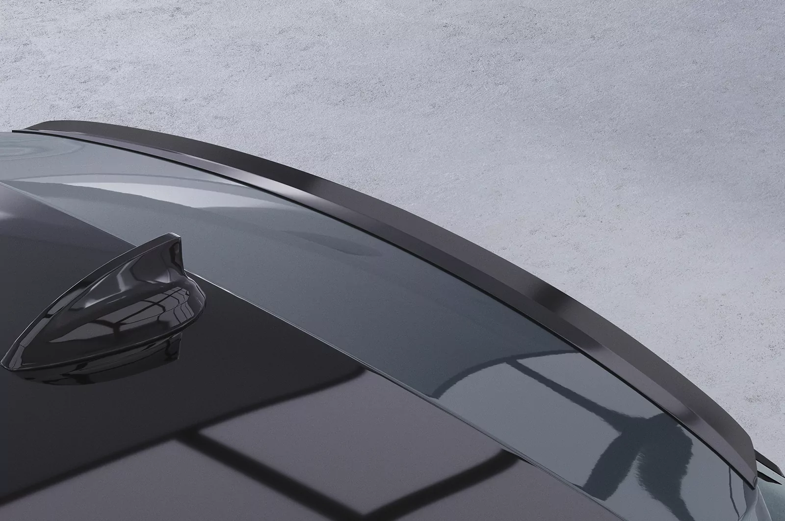 Heckflügel mit ABE für BMW 3er F31 Touring HF751 Strukturiert (schwarz matt)