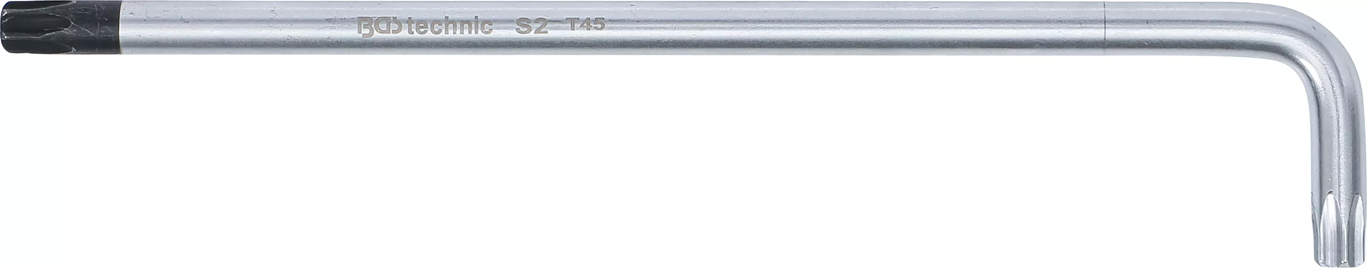 Winkelschlüssel | extra lang | T-Profil (für Torx) mit/ohne Bohrung T45