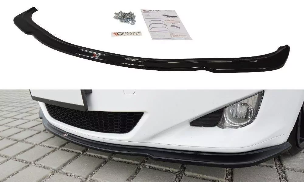 Front Ansatz Passend Für V.1 Passend Für Lexus IS Mk2 Schwarz Hochglanz Schwarz Hochglanz