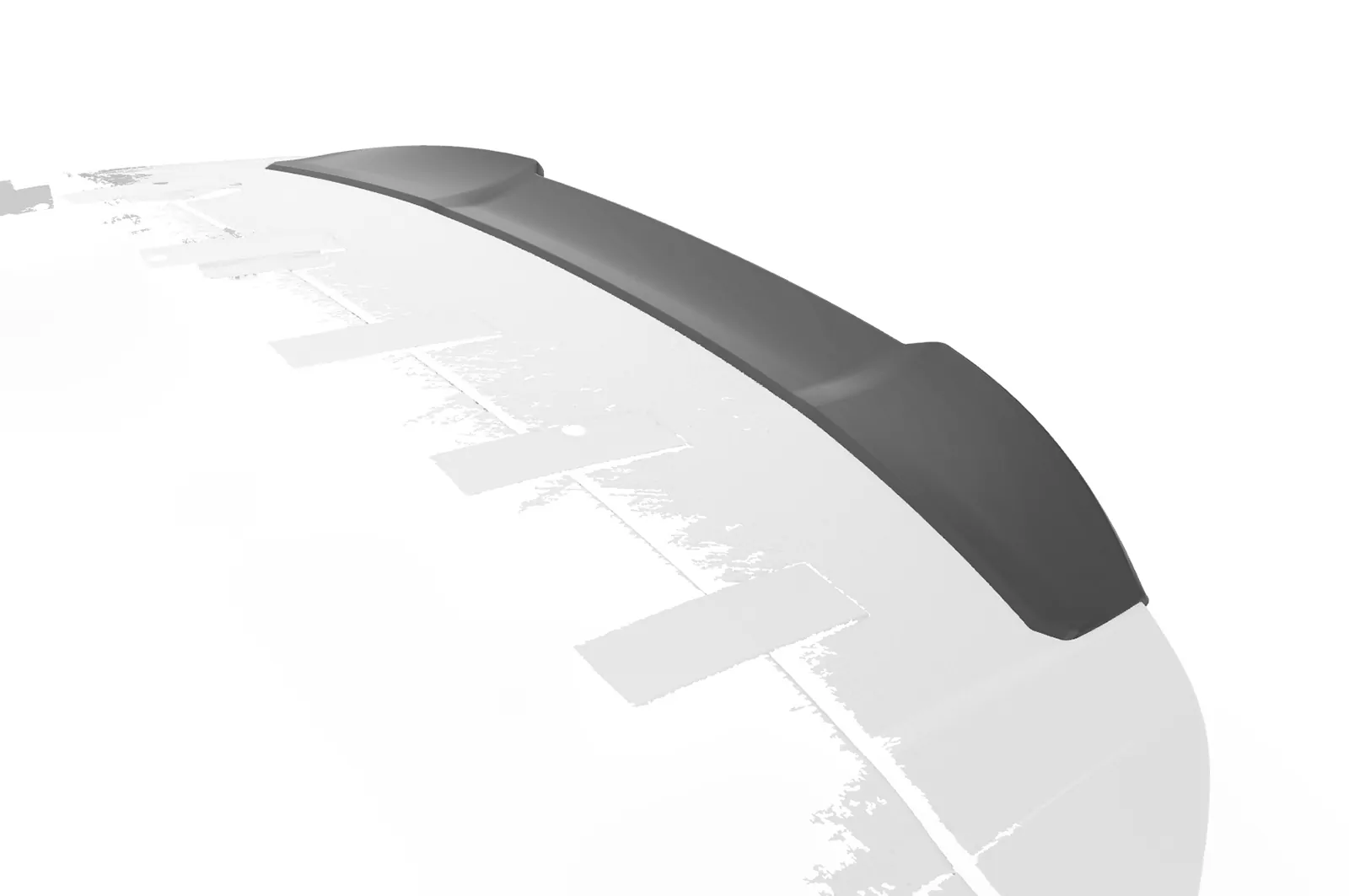 Heckflügel mit ABE für Audi Q7 / SQ7 (4M) HF991 Schwarz Strukturiert