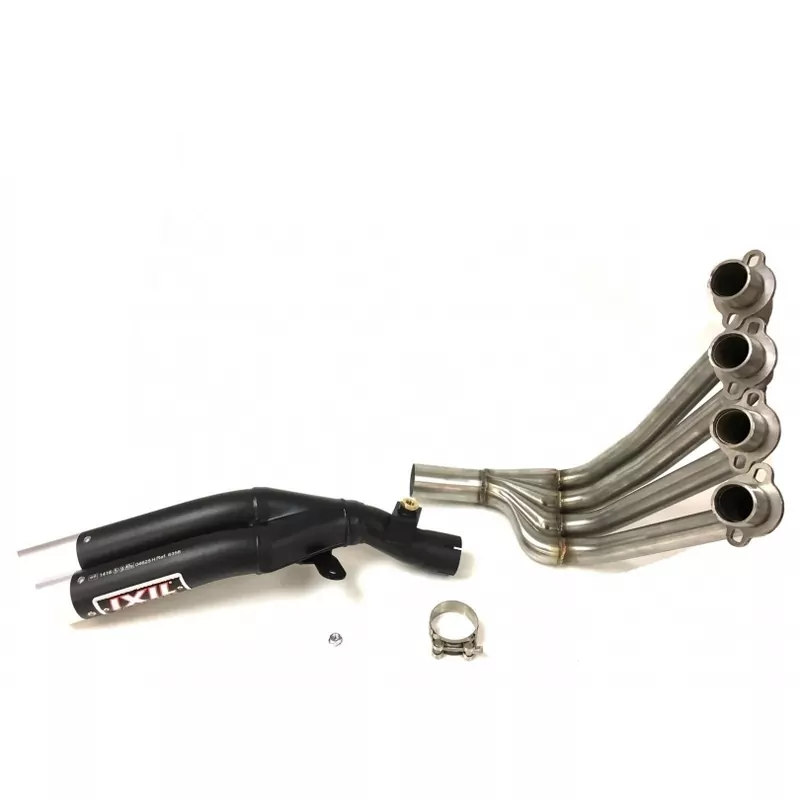 IXIL Hyperlow Full Exhaust System Stainless Steel Black / Aluminium Polished - Honda CB650F - XH6356XB