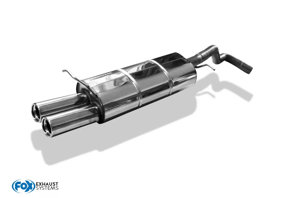 VW Golf IV  Endschalldämpfer - 2x76 Typ 13