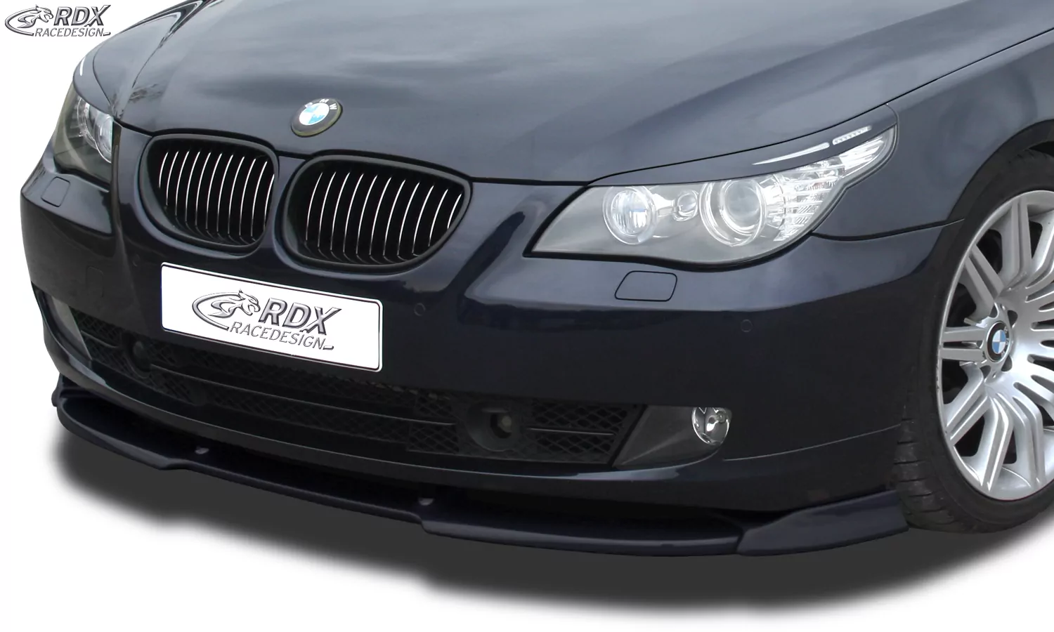 RDX Frontspoiler VARIO-X für BMW 5er E60 / E61 2007+ Frontlippe Front Ansatz Vorne Spoilerlippe