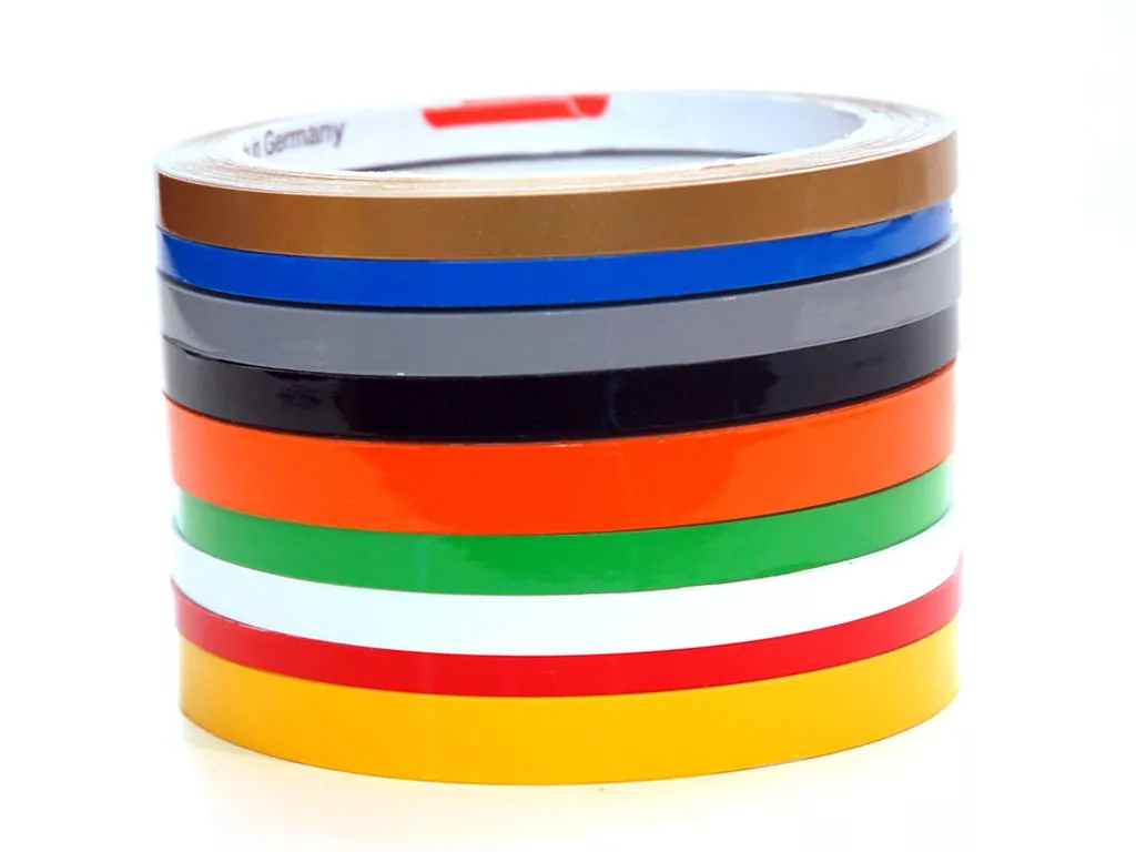 Zierstreifen, Pinstripes, 10 Meter rot