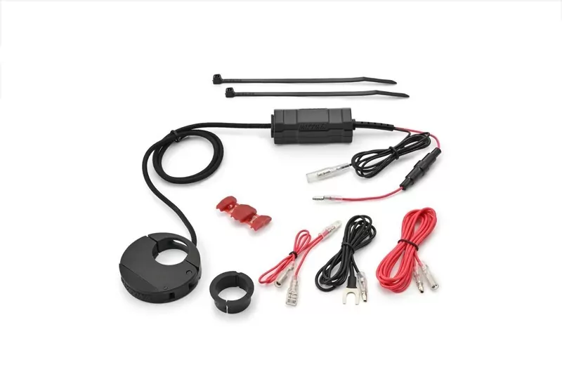 DAYTONA Slim USB Type-C Power Supply Aluminium - Handlebars Ø22,2/25,4